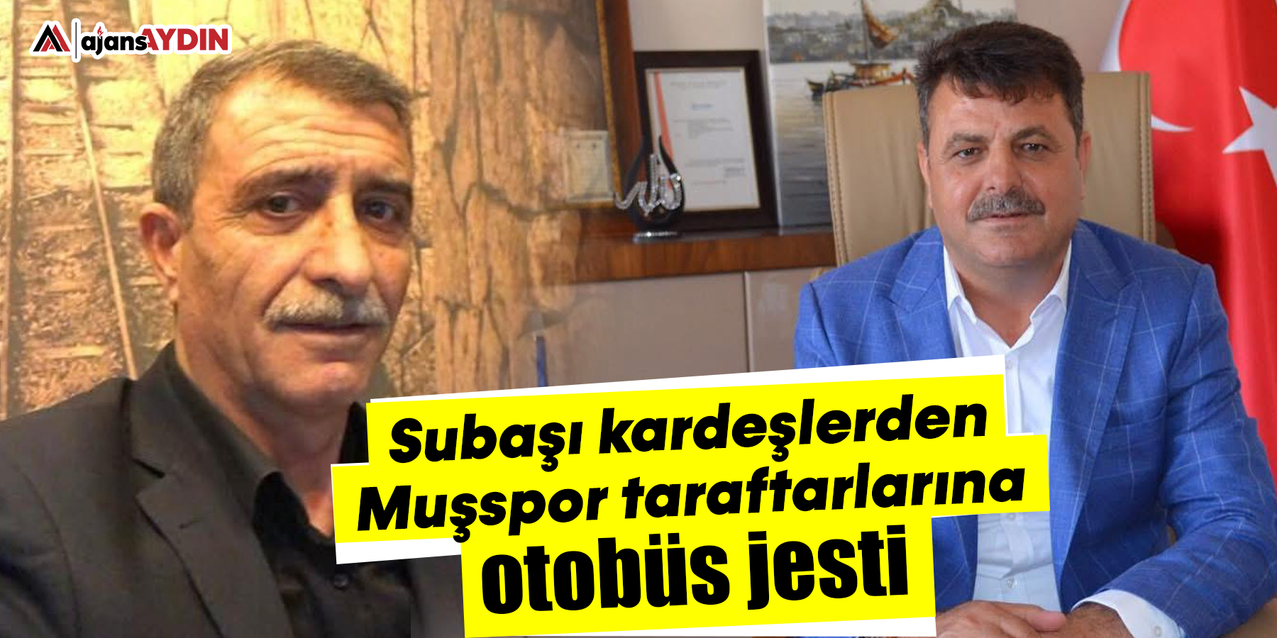 Subaşı kardeşlerden Muşspor taraftarlarına otobüs jesti