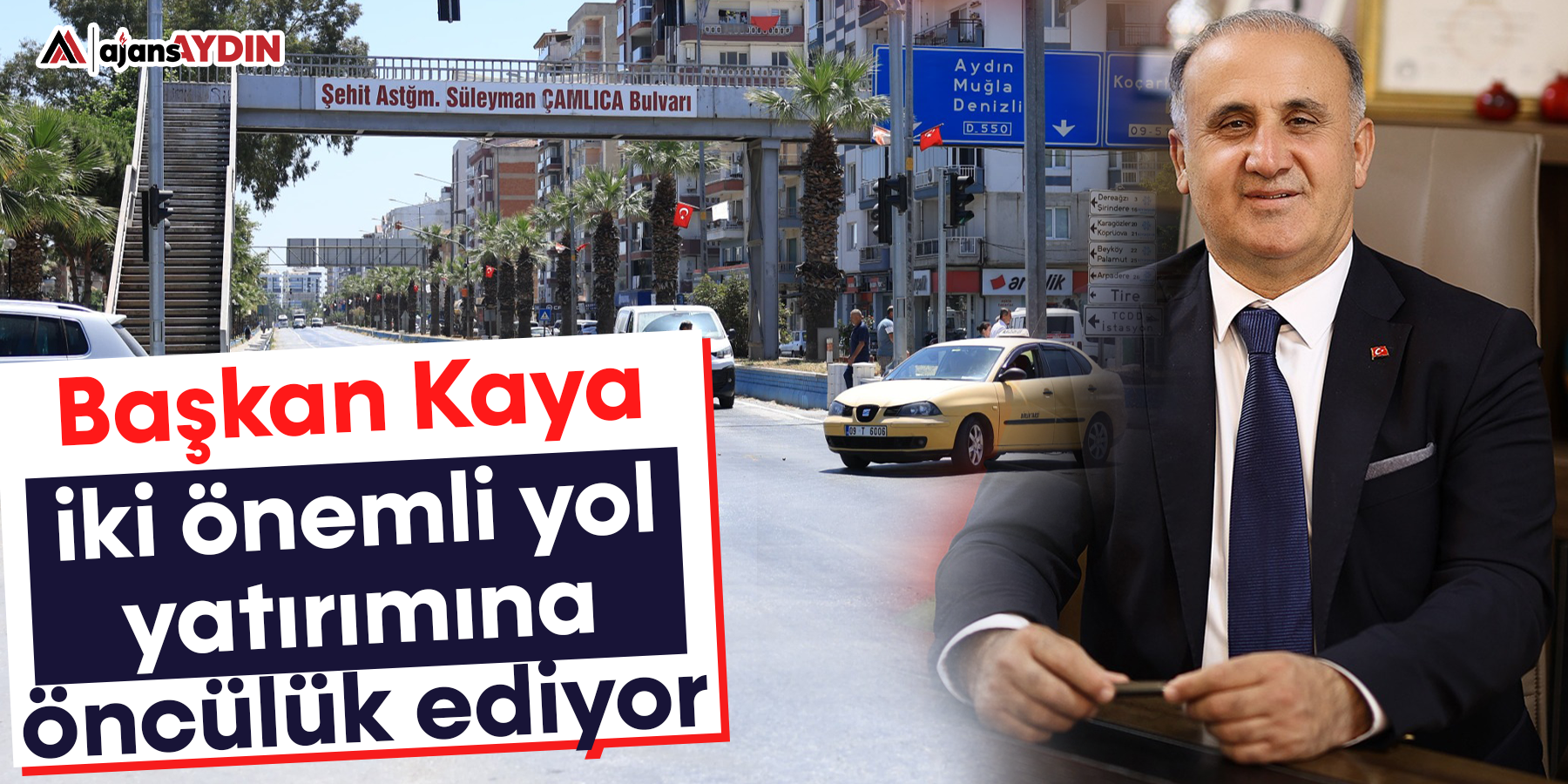 Başkan Kaya iki önemli yol yatırımına öncülük ediyor