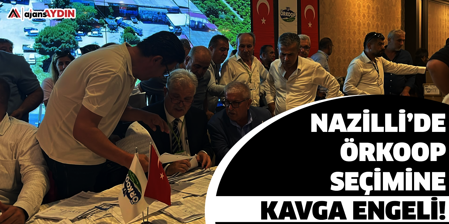 Nazilli’de ÖRKOOP seçimine kavga engeli!