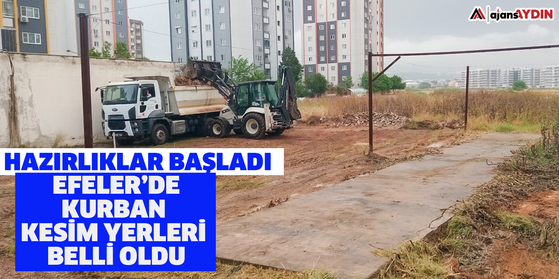 Efeler’de kurban kesim yerleri belli oldu