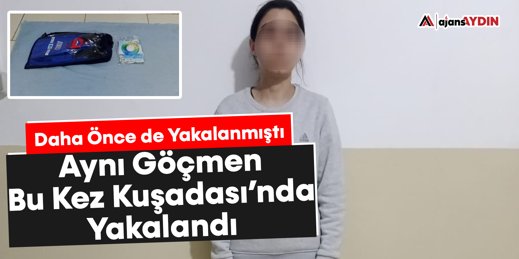 Sisam’a can simidi ile geçmeye çalışırken yakalandı