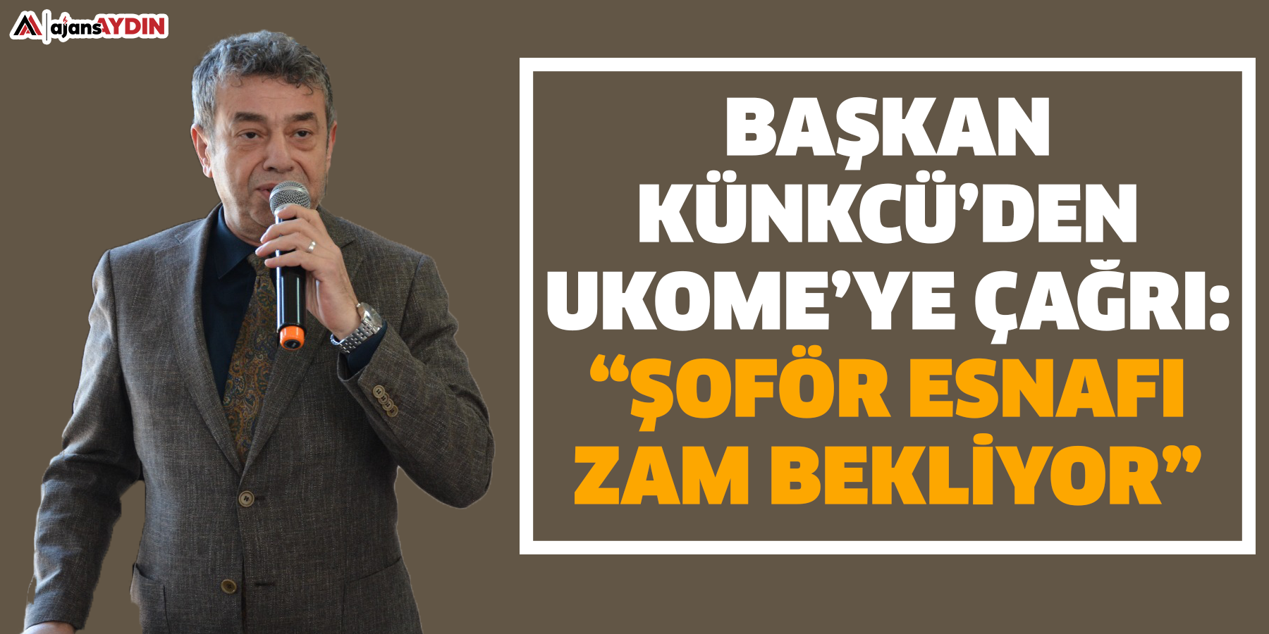 Başkan Künkcü’den UKOME’ye çağrı: “Şoför esnafı zam bekliyor”