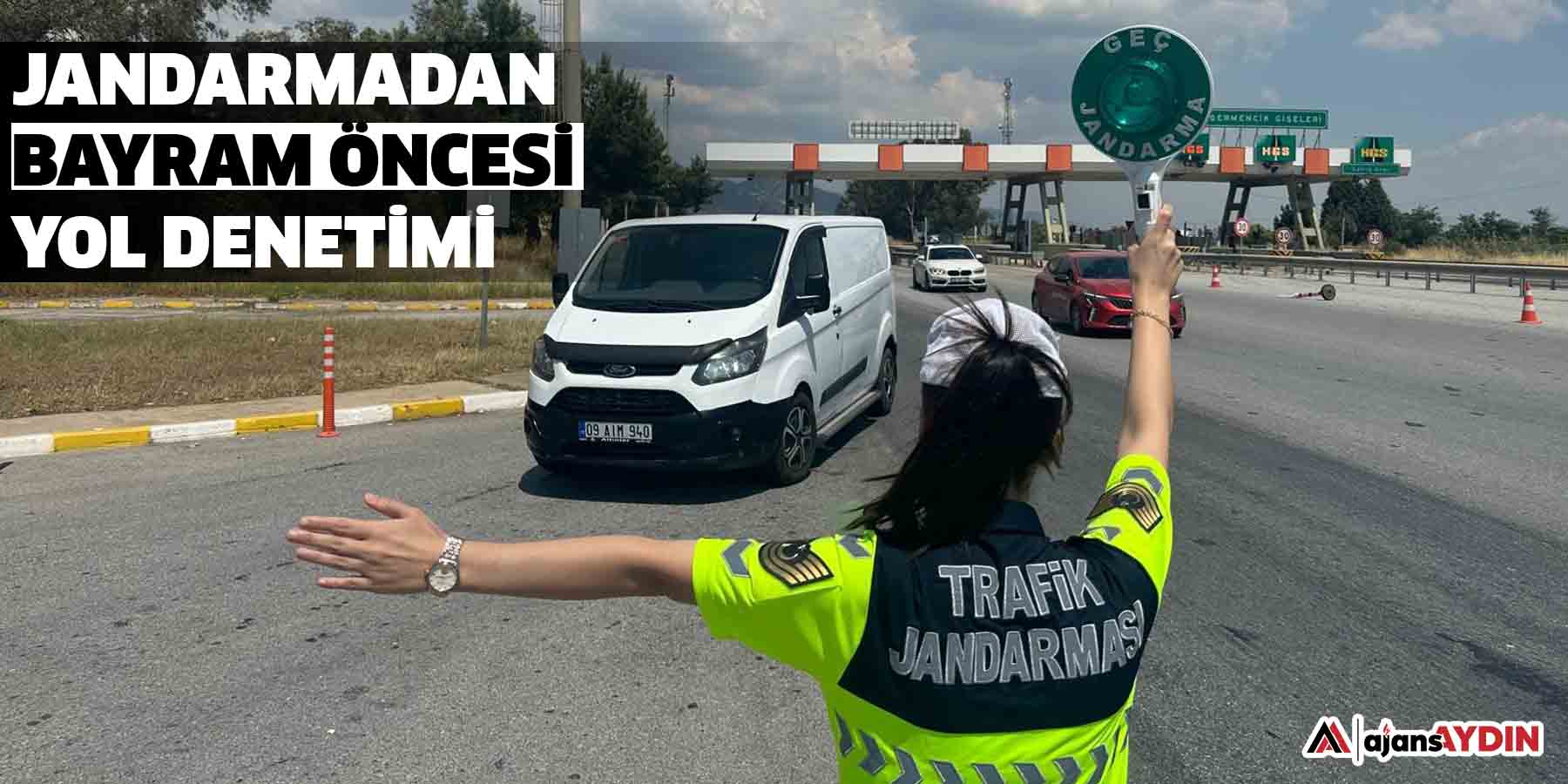 Jandarmadan bayram öncesi yol denetimi