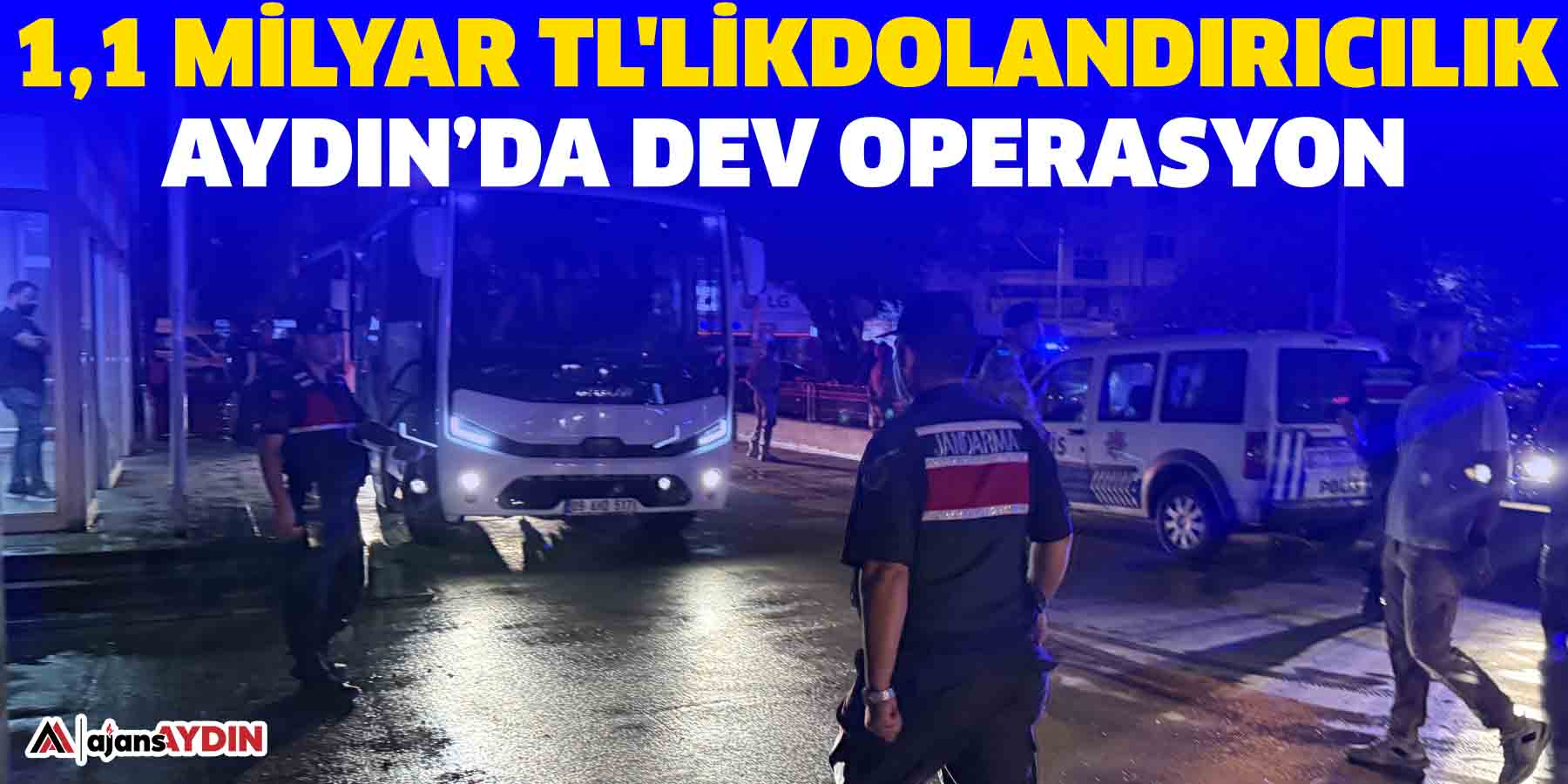 1,1 milyar TL'lik dolandırıcılık  Aydın’da dev operasyon