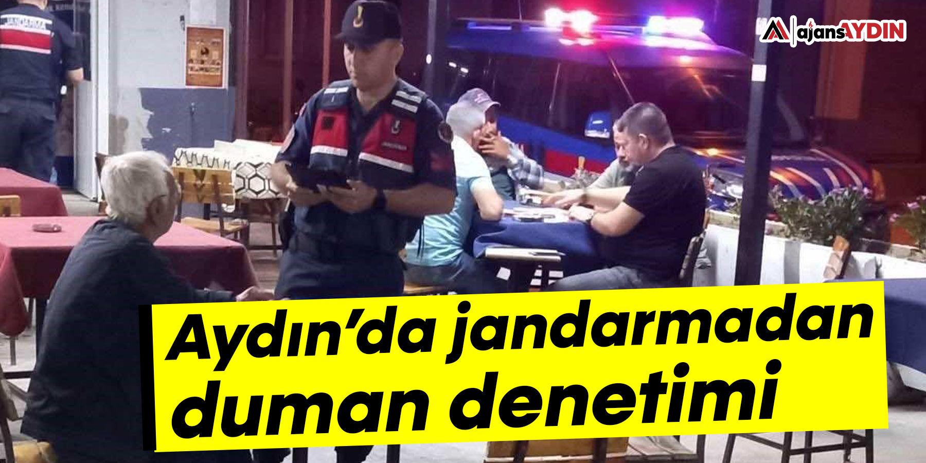 Aydın’da jandarmadan 'duman' denetimi