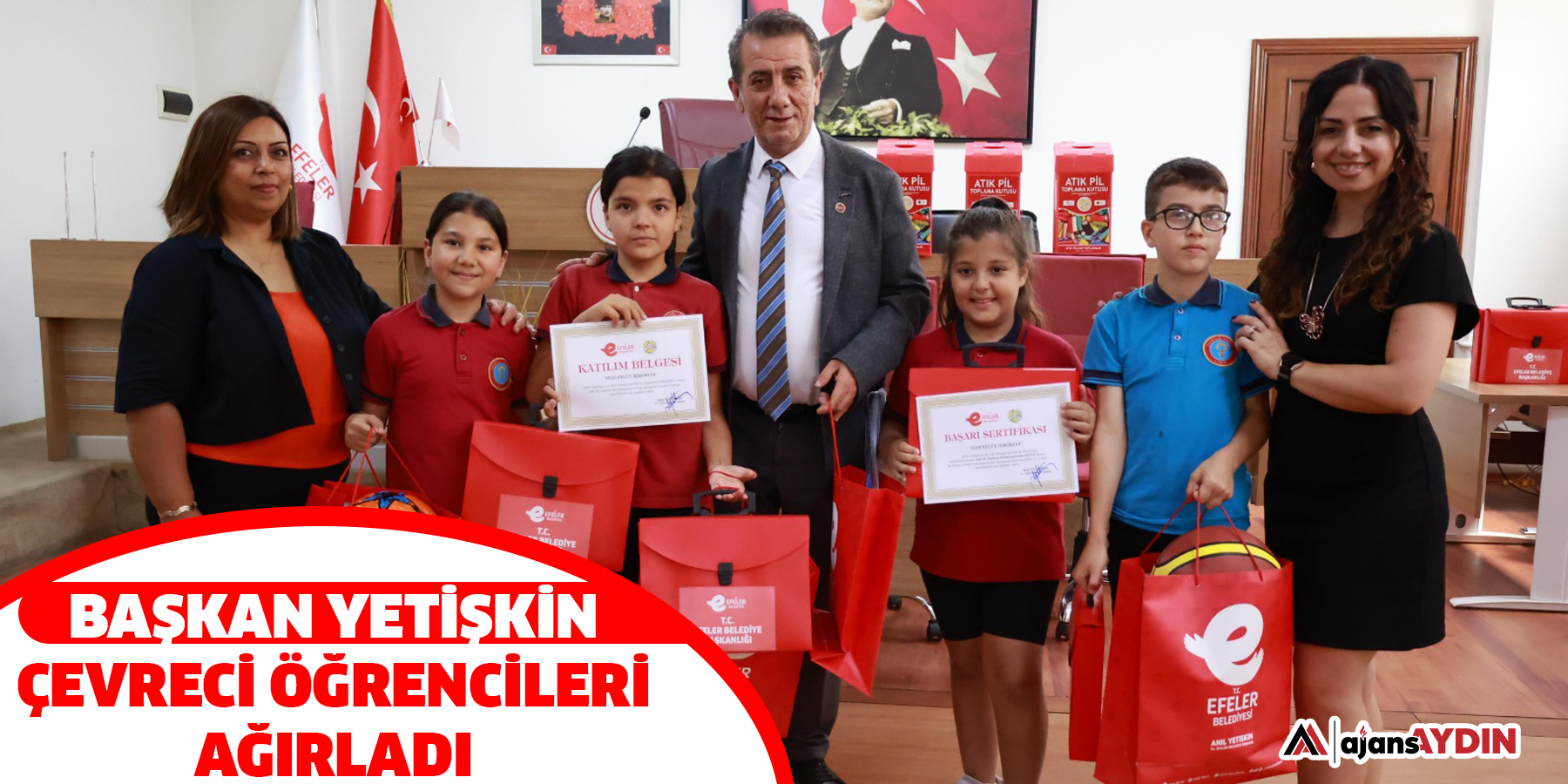 Başkan Yetişkin, Çevreci Öğrencileri Ağırladı