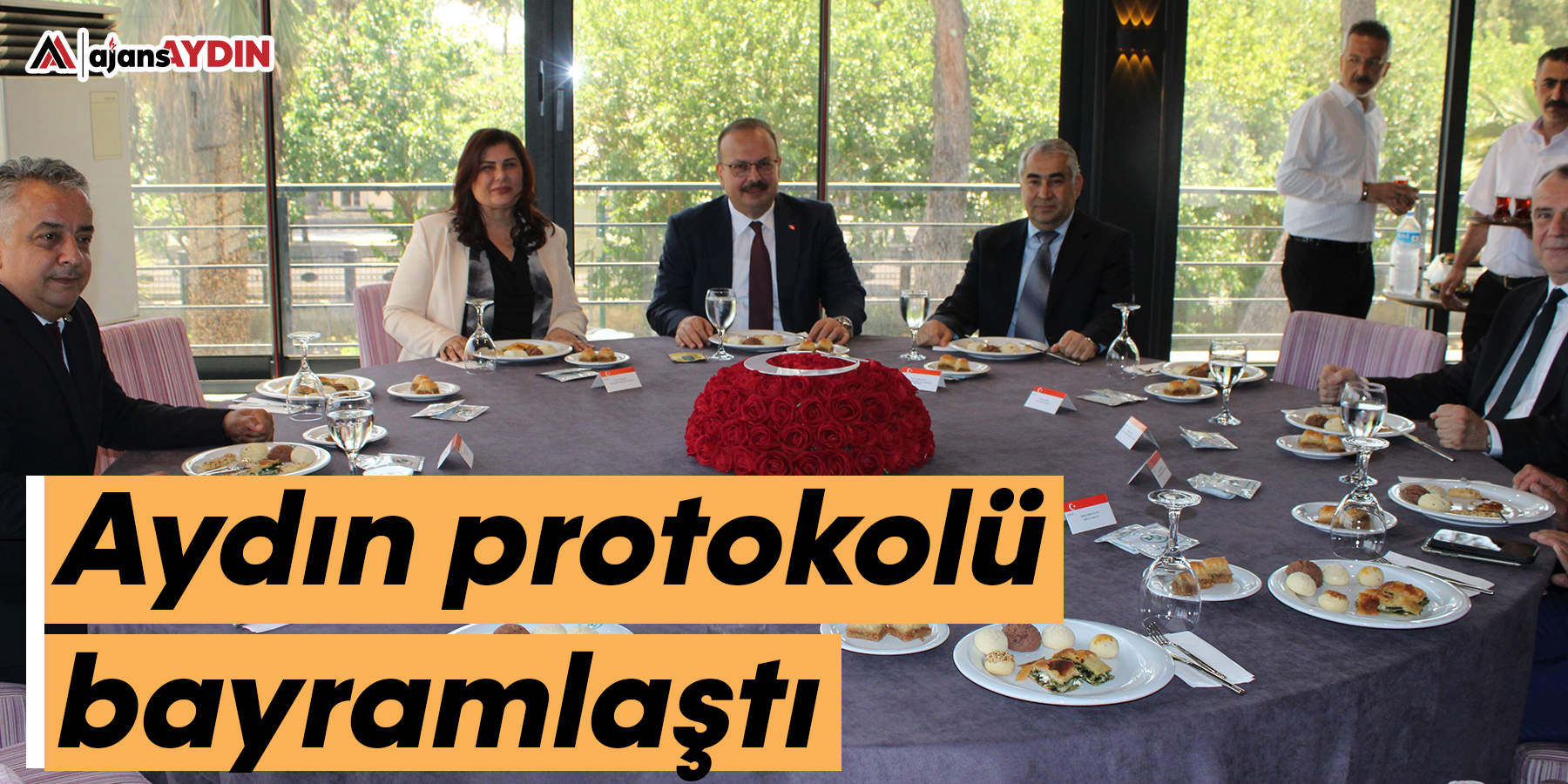 Aydın protokolü bayramlaştı