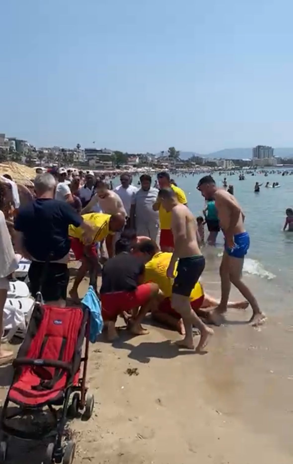 Didim'de bir kişi kalp krizi geçirdi