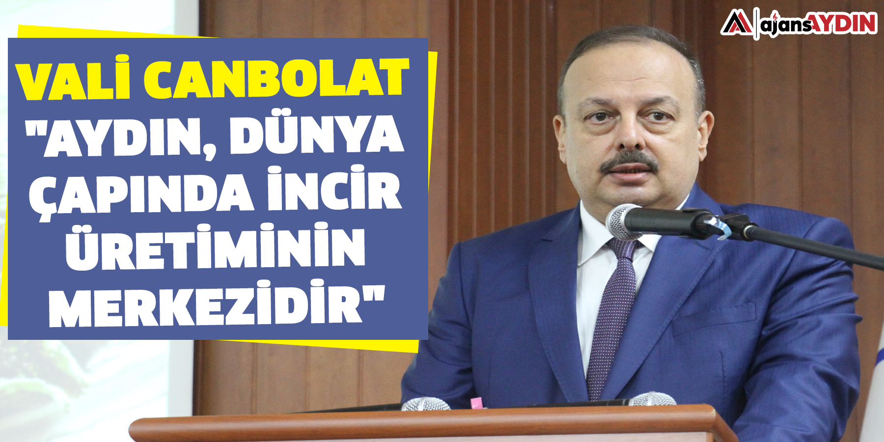 Vali Canbolat: "Aydın, dünya çapında incir üretiminin merkezidir"