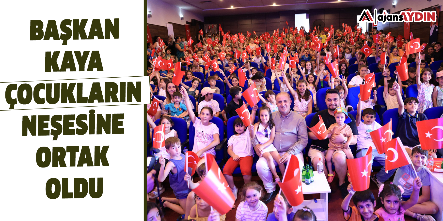 Başkan Kaya çocukların neşesine ortak oldu