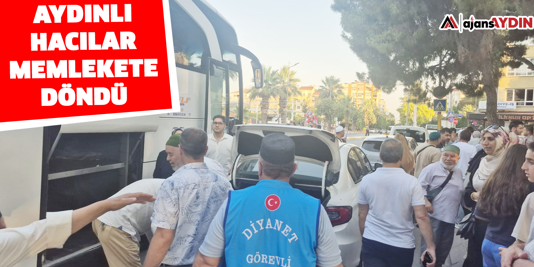 Aydınlı hacılar memlekete döndü