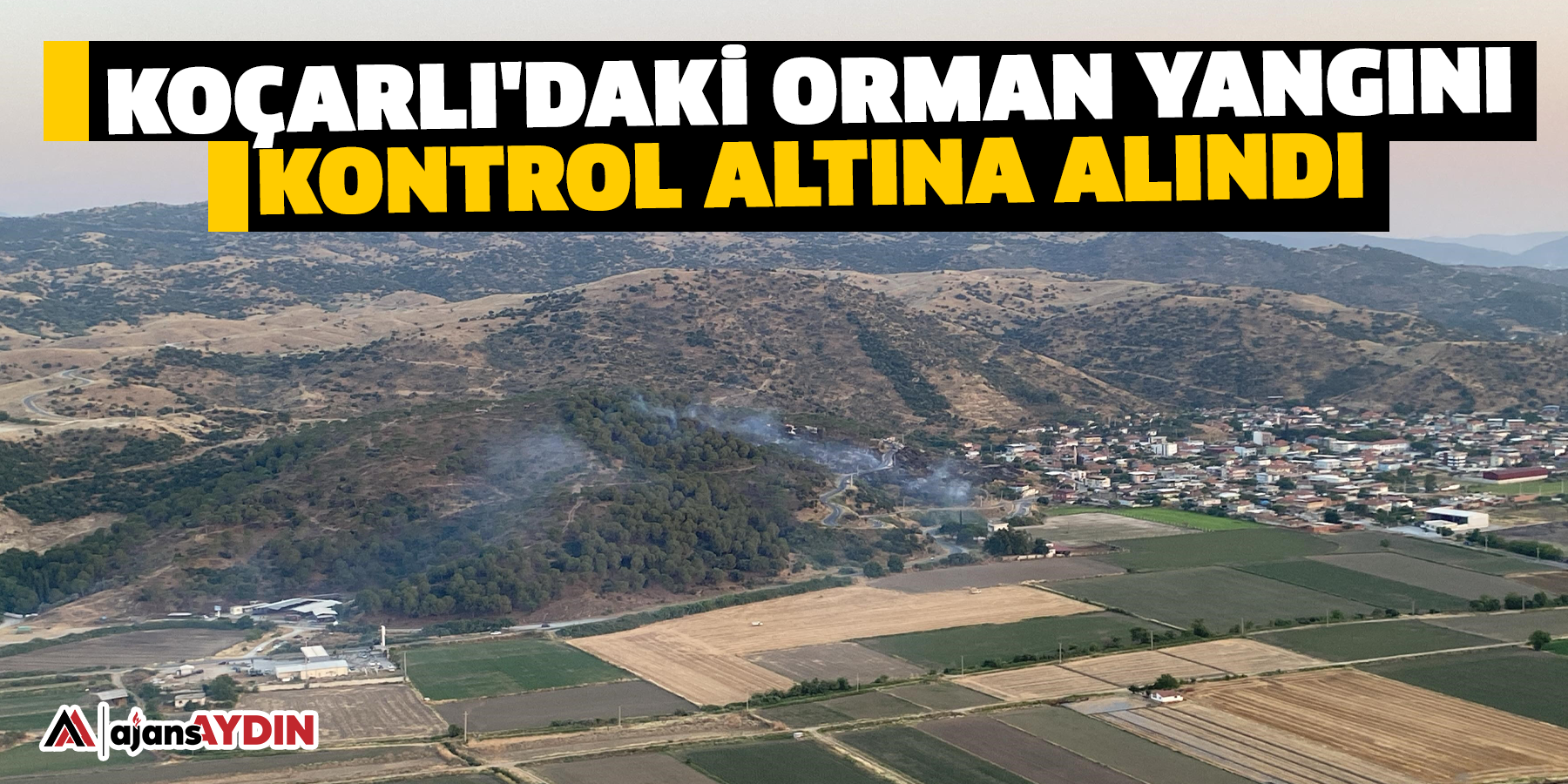 Koçarlı'daki orman yangını kontrol altına alındı