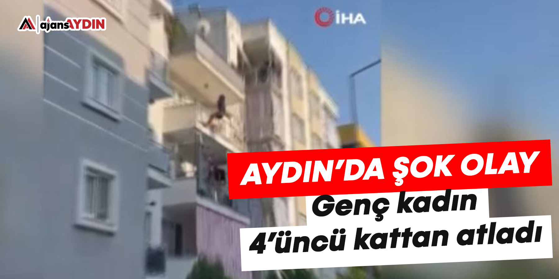 Balkona çıkıp kendini boşluğa bırakan kadın ağır yaralandı