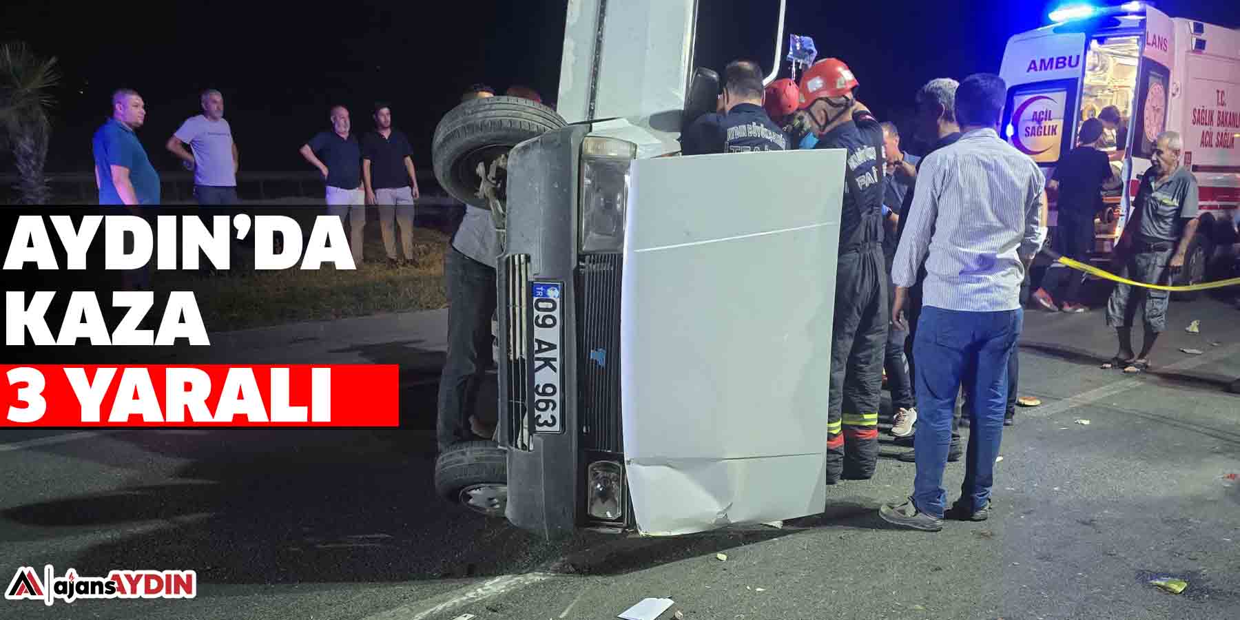 Aydın’da kaza   3 yaralı