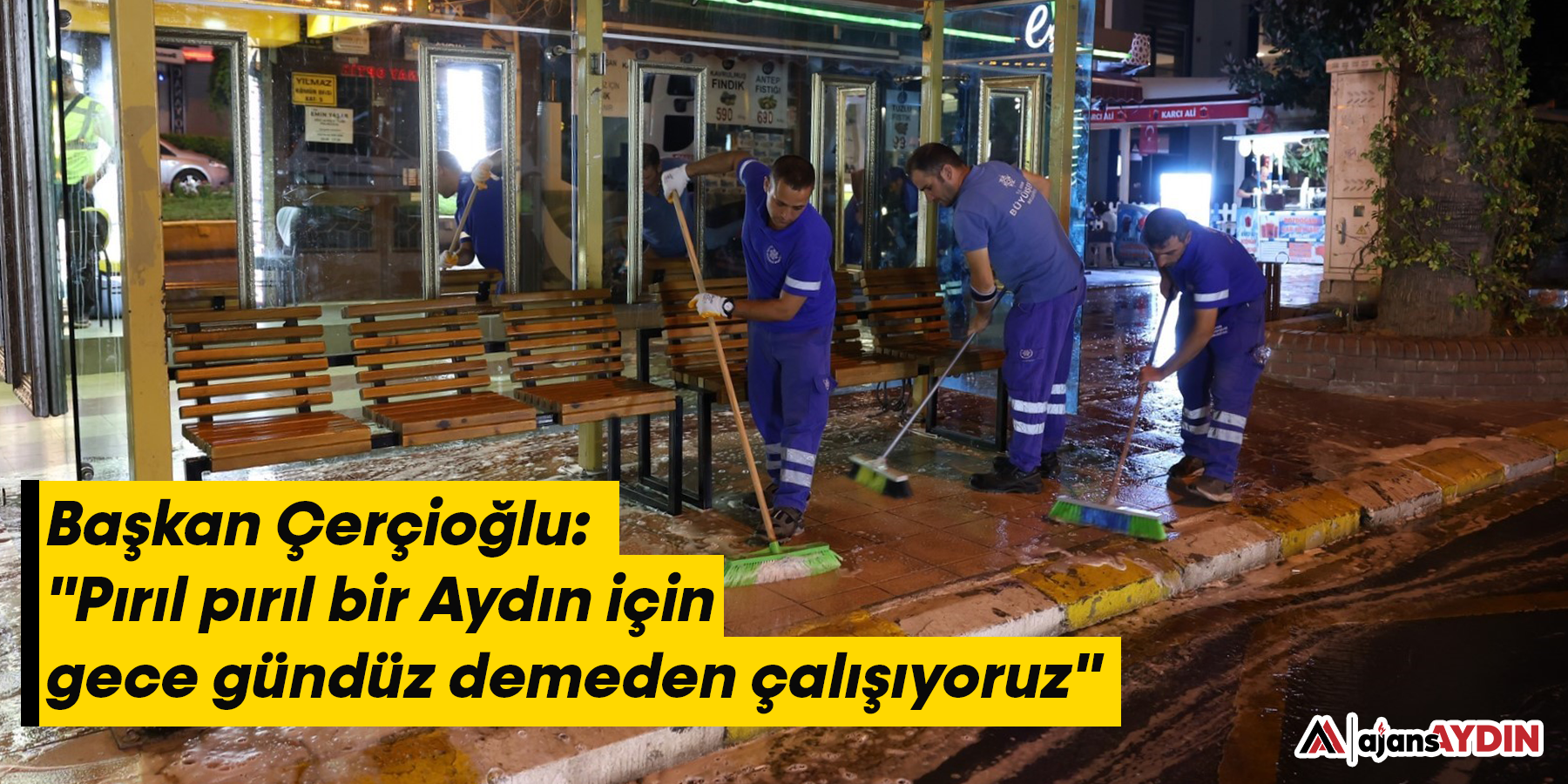 Başkan Çerçioğlu: "Aydın için gece gündüz demeden çalışıyoruz"