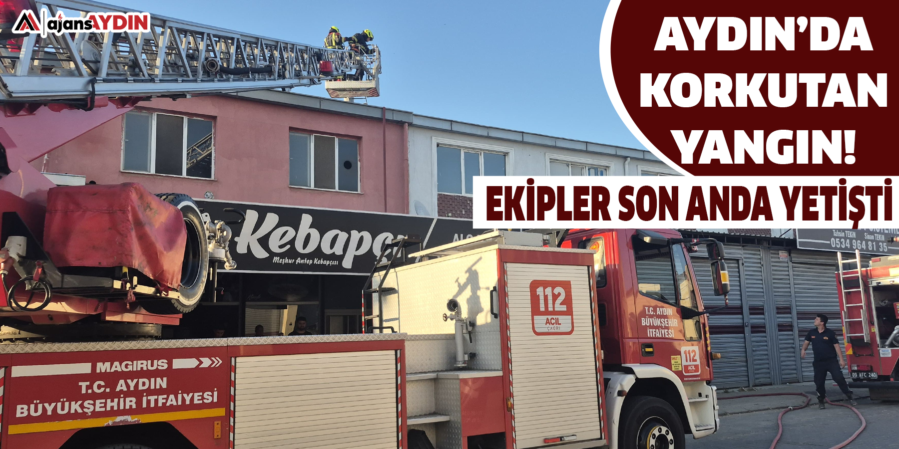 Aydın’da korkutan yangın!