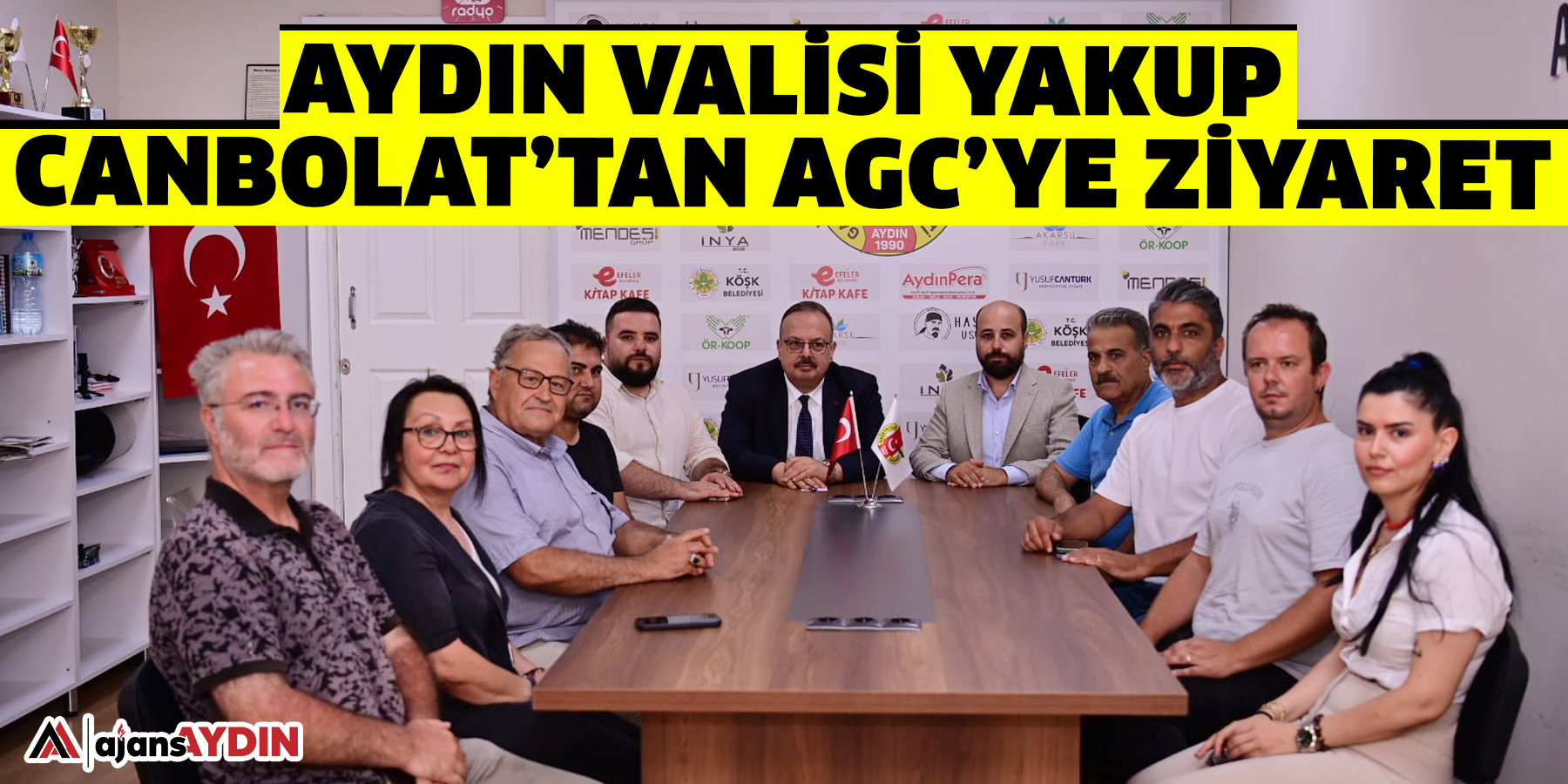 Aydın Valisi Yakup Canbolat’tan AGC’ye ziyaret