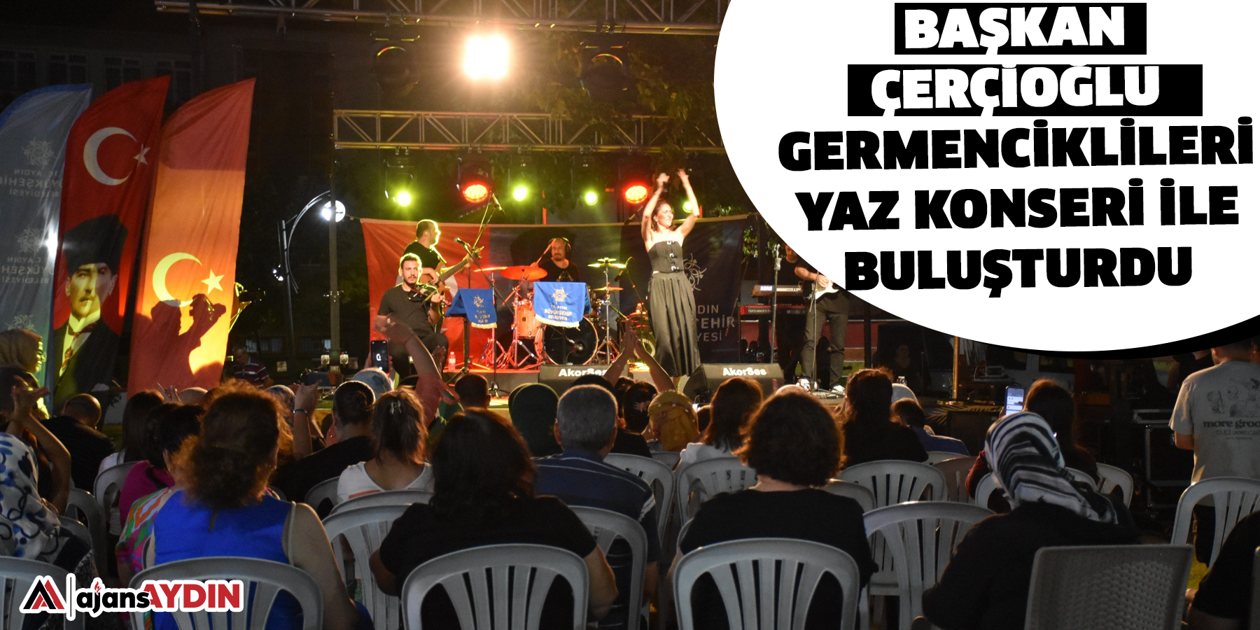 Başkan Çerçioğlu, Germenciklileri yaz konseri ile buluşturdu