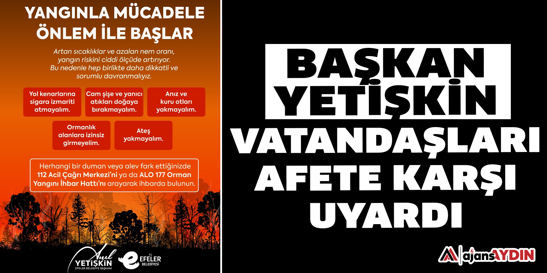 Başkan Yetişkin Vatandaşları Afete Karşı Uyardı