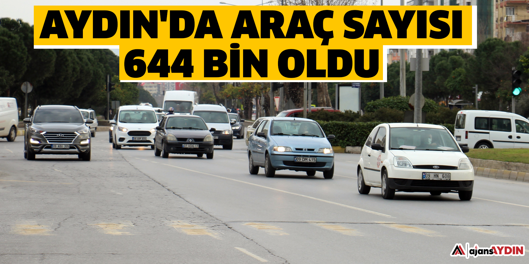 Aydın'da araç sayısı 644 bin oldu