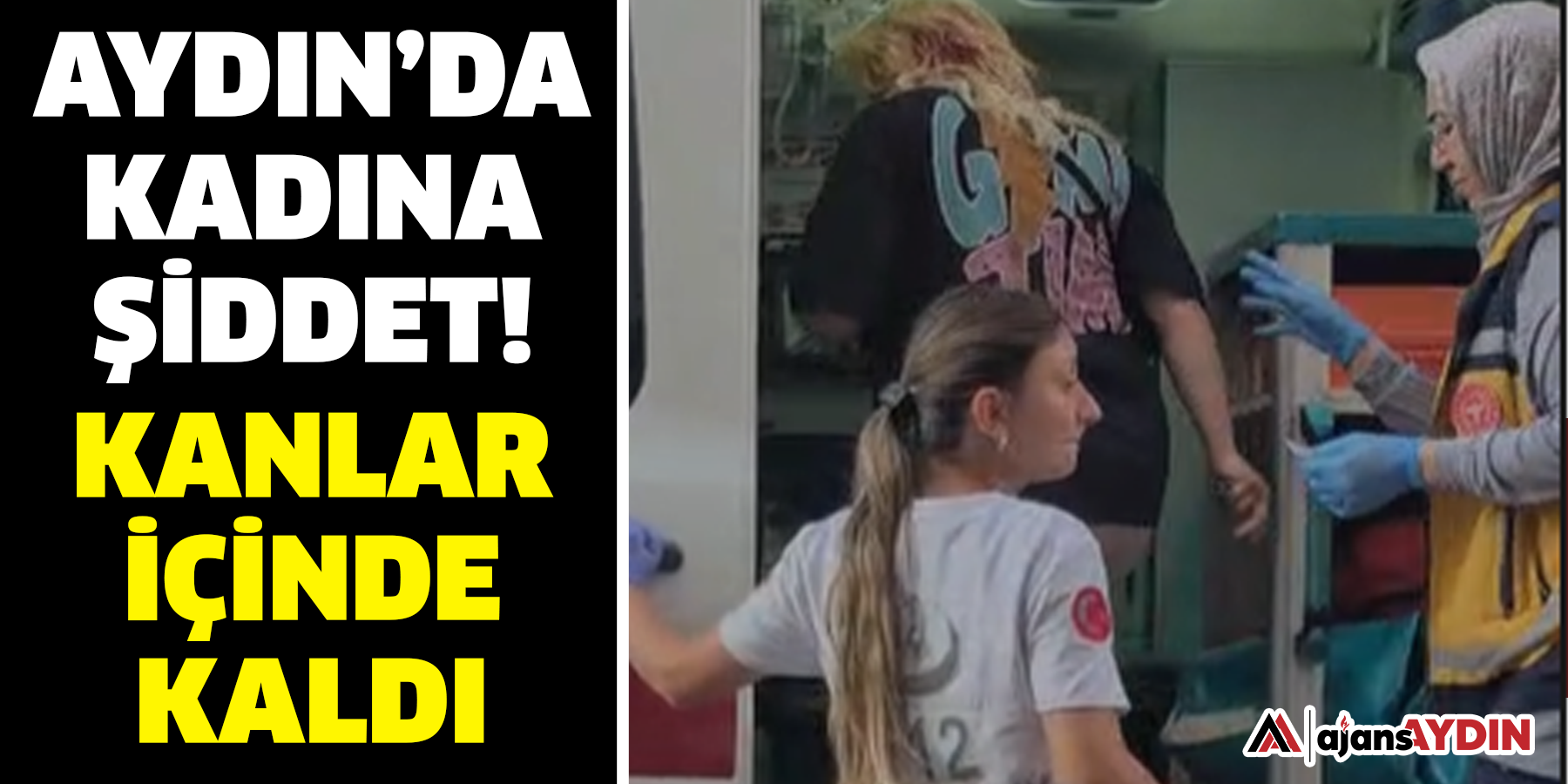 Aydın'da kadına şiddet