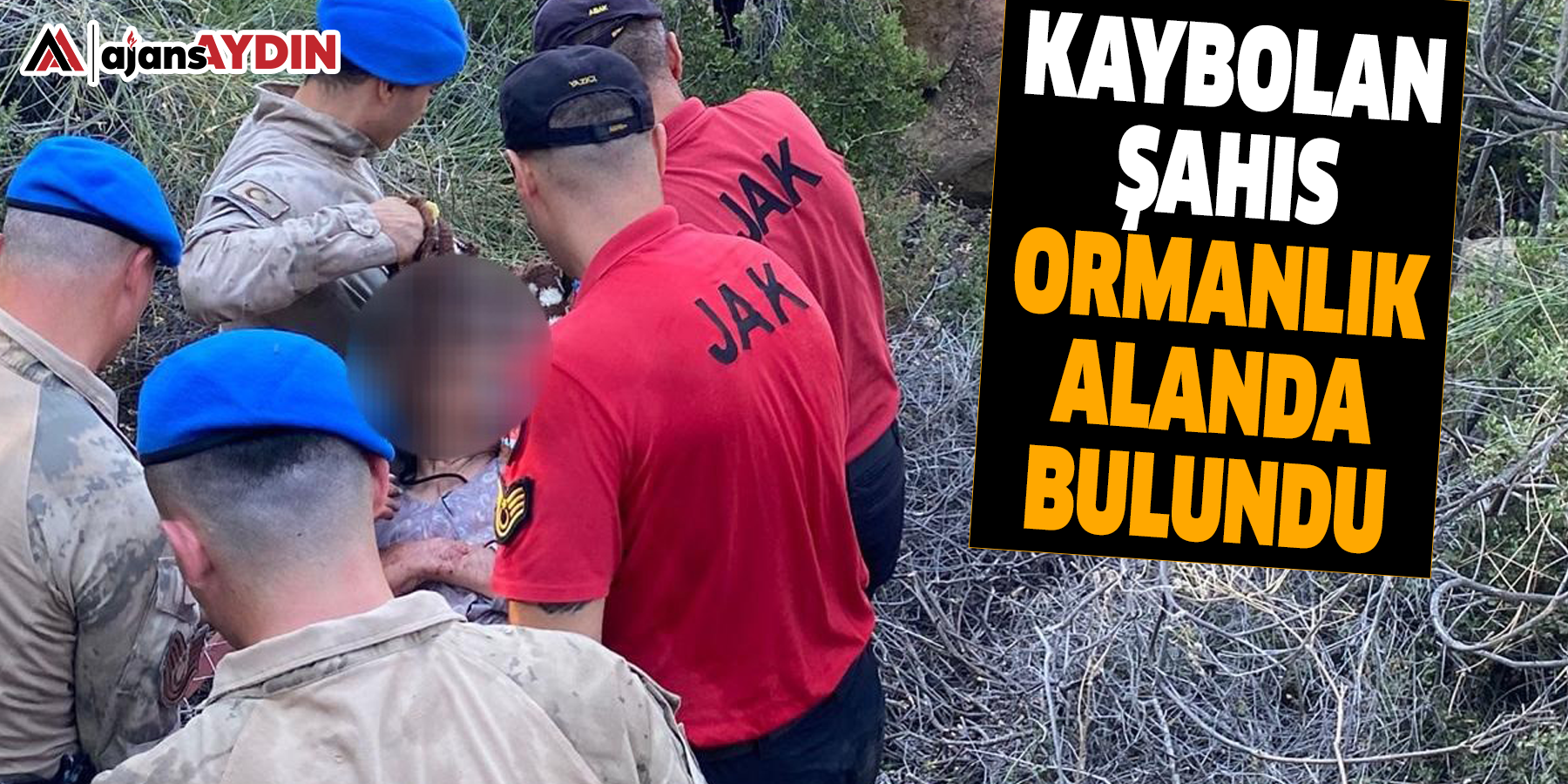 Kaybolan şahıs ormanlık alanda bulundu