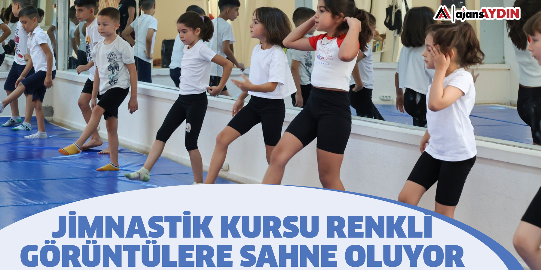 Jimnastik Kursu Renkli Görüntülere Sahne Oluyor