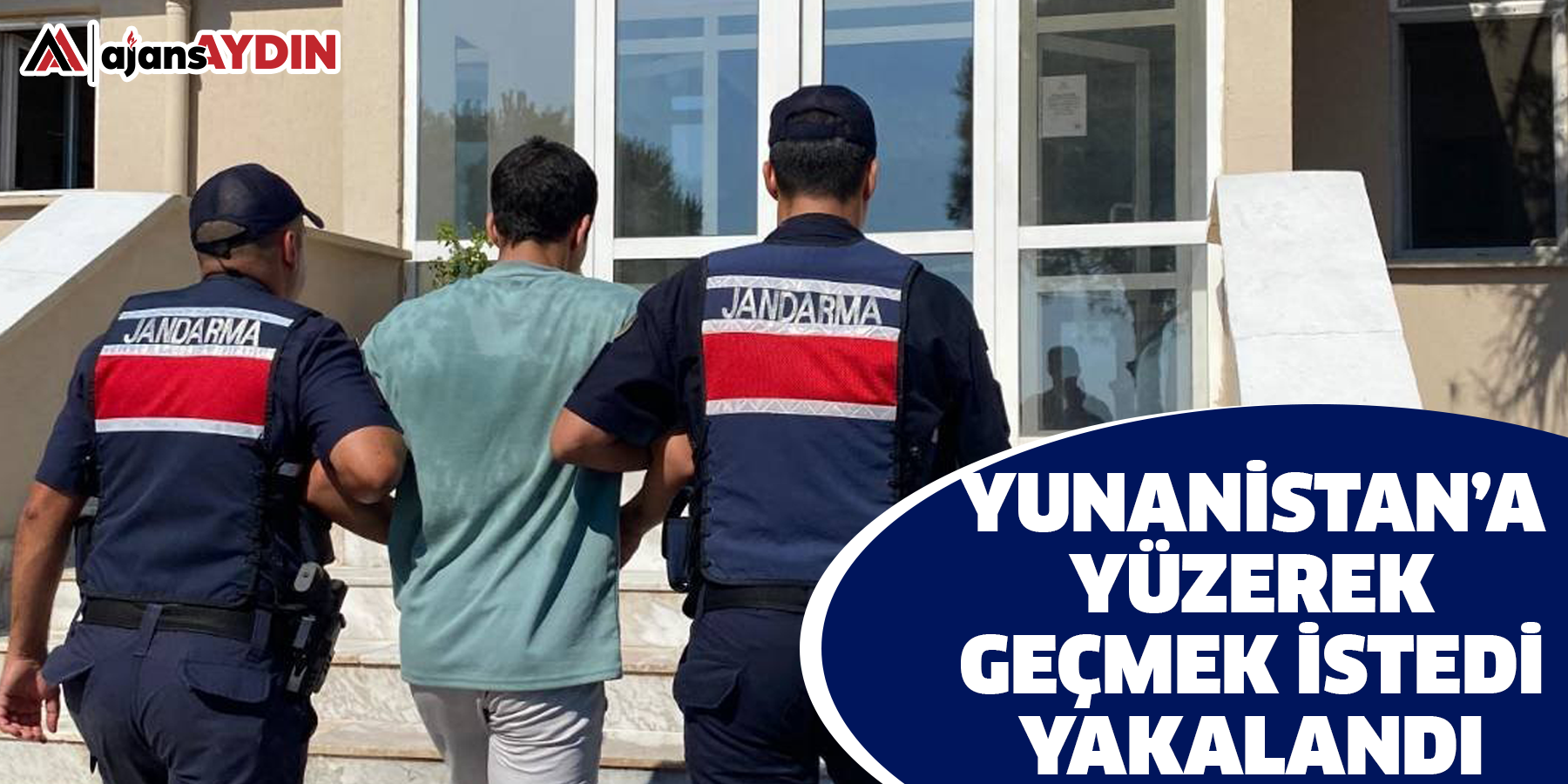Yunanistan’a yüzerek geçmek isteyen 1 kişi yakalandı