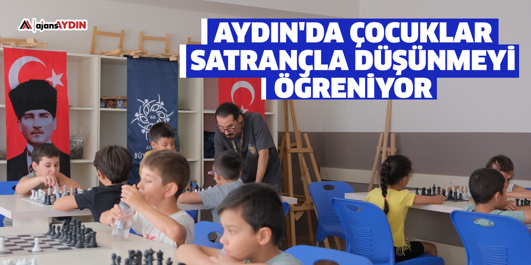 Aydın'da çocuklar satrançla düşünmeyi öğreniyor