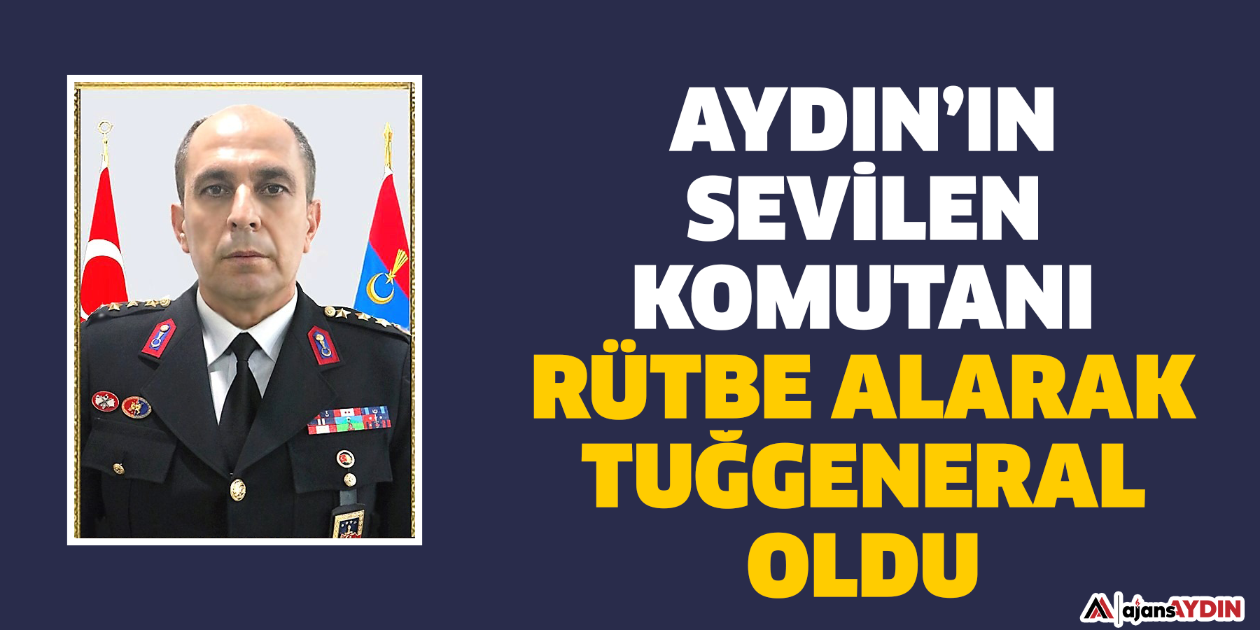 Aydın’ın sevilen komutanı rütbe alarak tuğgeneral oldu