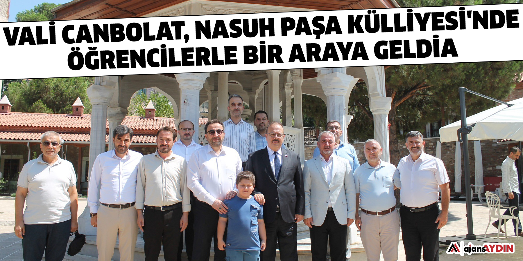 Vali Canbolat, Nasuh Paşa Külliyesi'nde öğrencilerle bir araya geldi