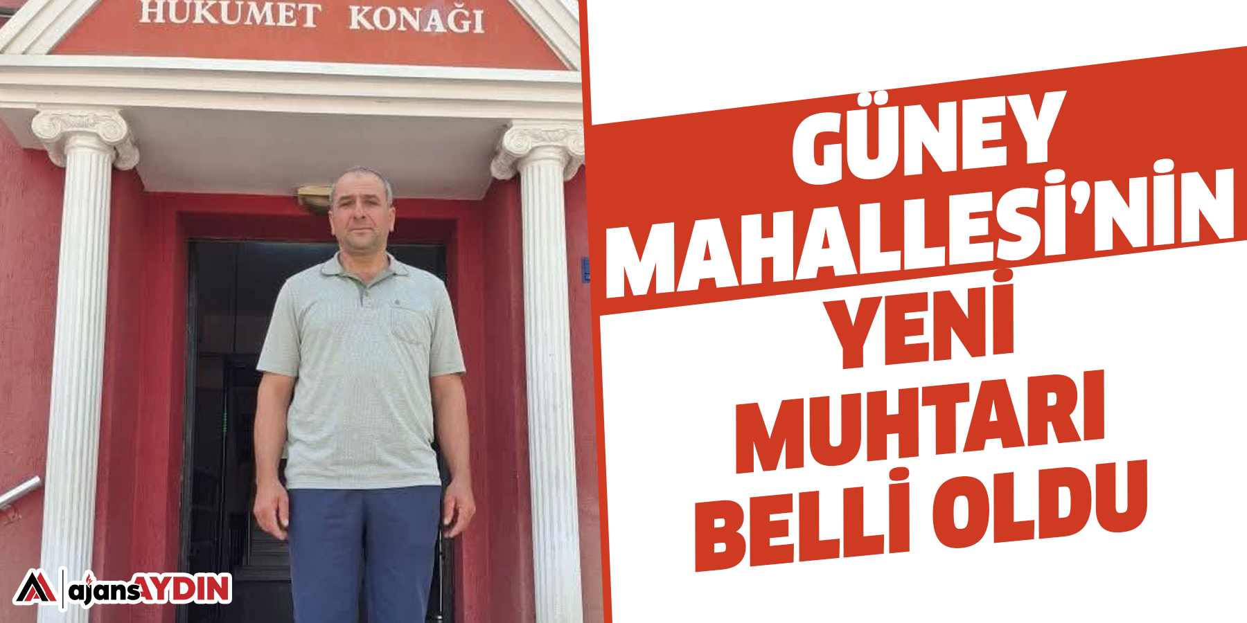 Güney Mahallesi’nin yeni muhtarı belli oldu