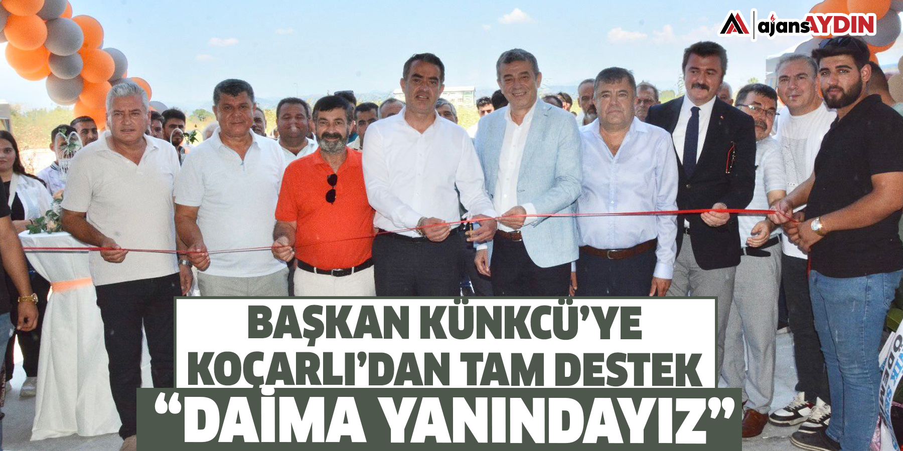 Başkan Künkcü’ye Koçarlı’dan tam destek: “Daima yanındayız”