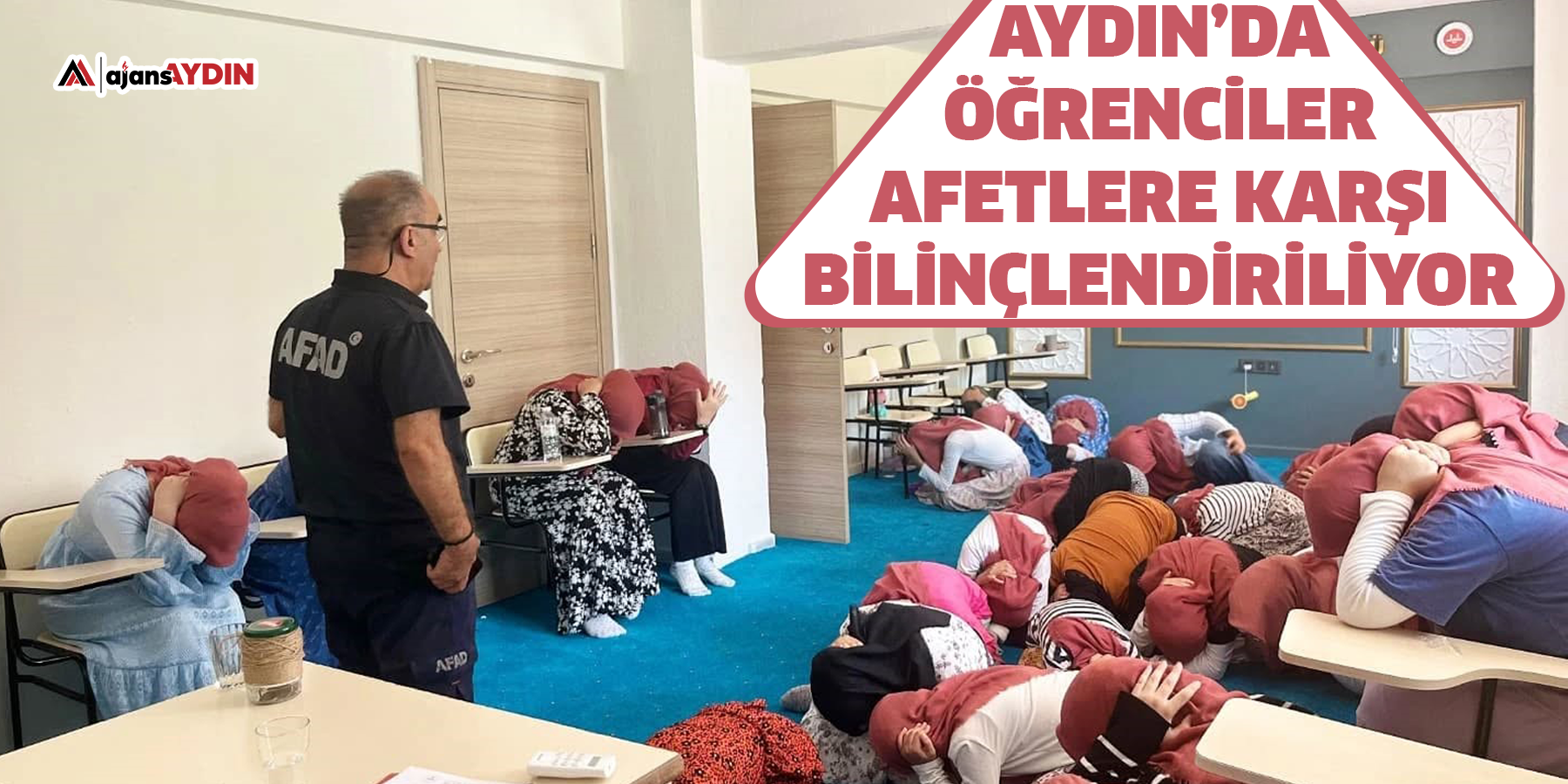 Aydın’da öğrenciler afetlere karşı bilinçlendiriliyor