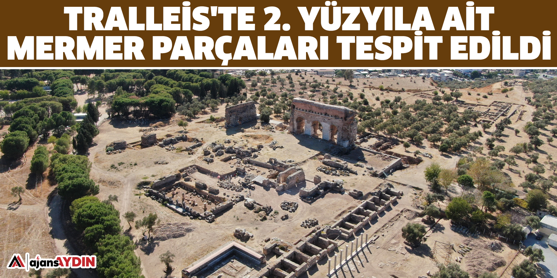 Tralleis'te 2. yüzyıla ait mermer parçaları tespit edildi