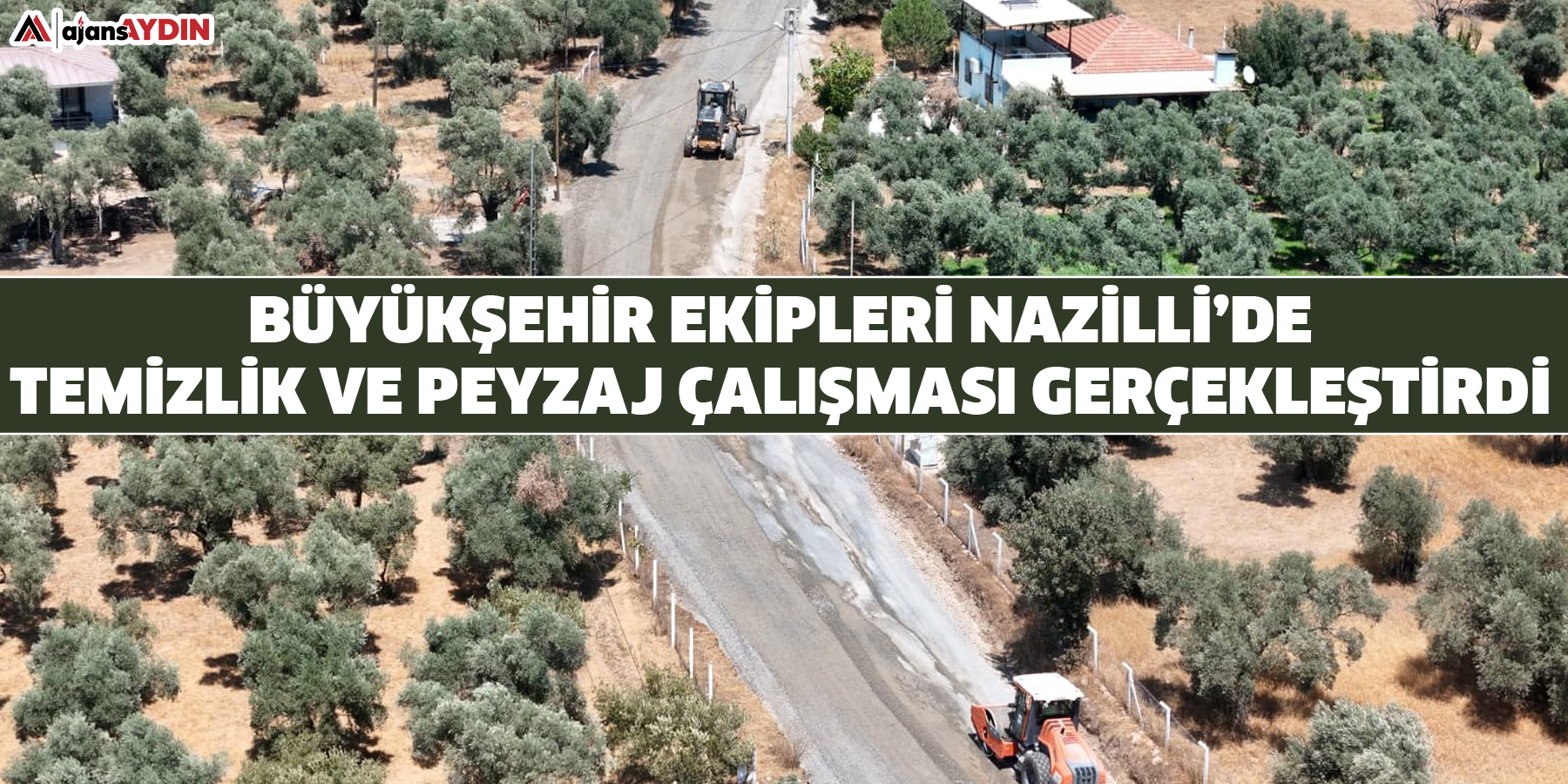 Büyükşehir ekipleri Nazilli’de temizlik ve peyzaj çalışması gerçekleştirdi