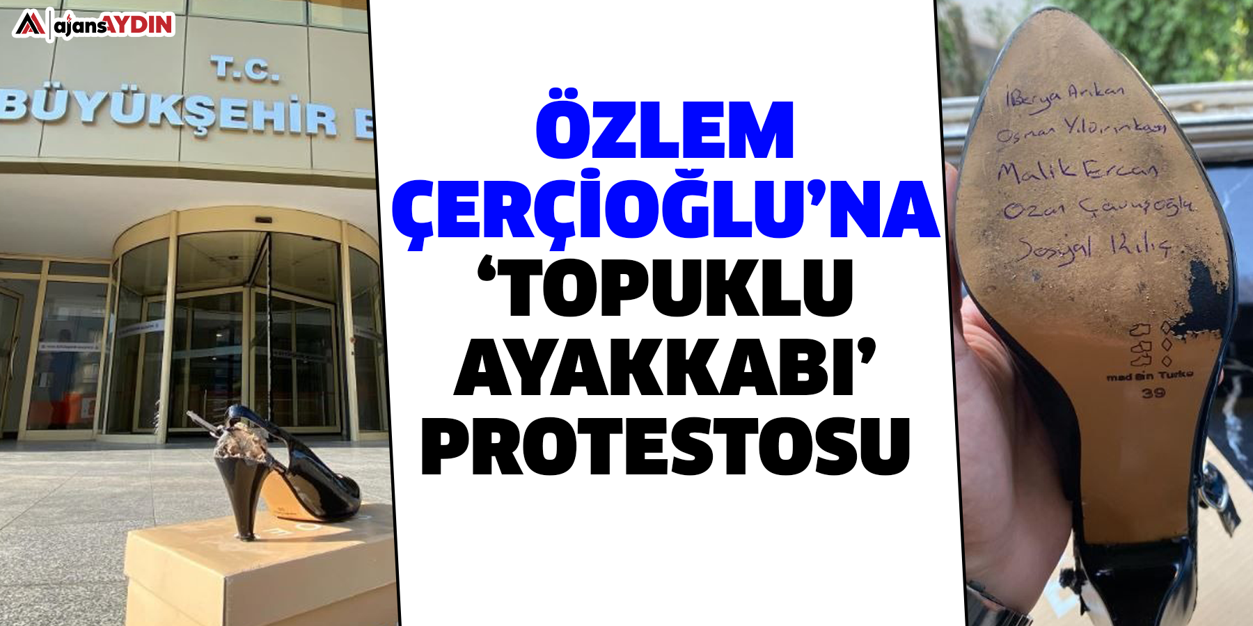 Özlem Çerçioğlu’na ‘topuklu ayakkabı’ protestosu