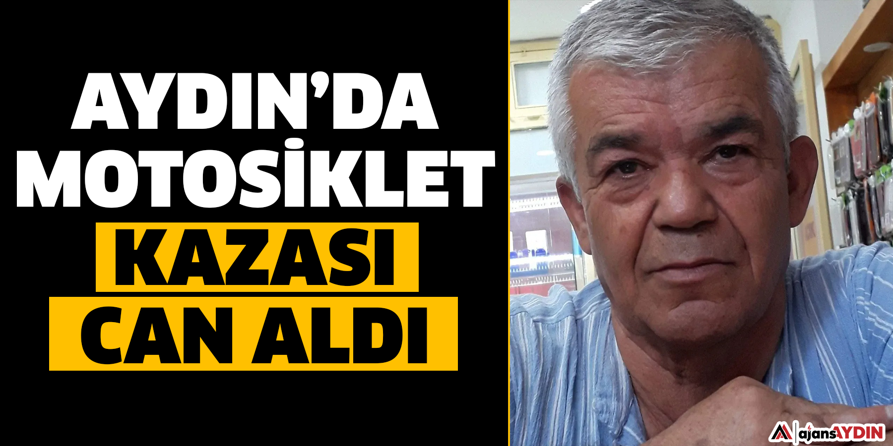 Aydın’da motosiklet kazası can aldı