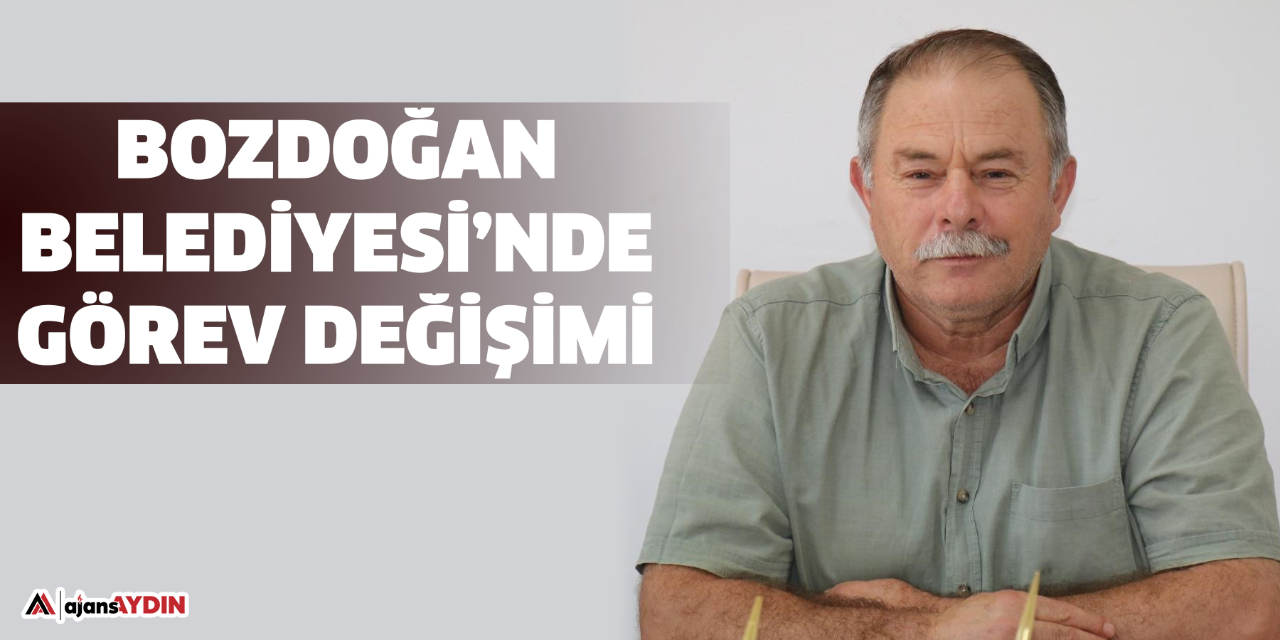 Bozdoğan Belediyesi’nde görev değişimi