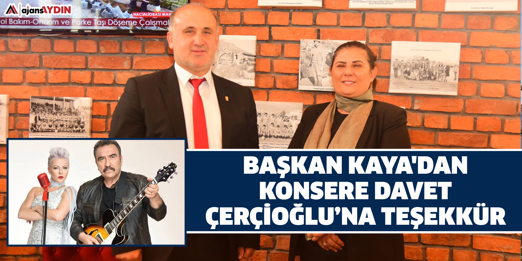 Başkan Kaya'dan konsere davet Çerçioğlu’na teşekkür