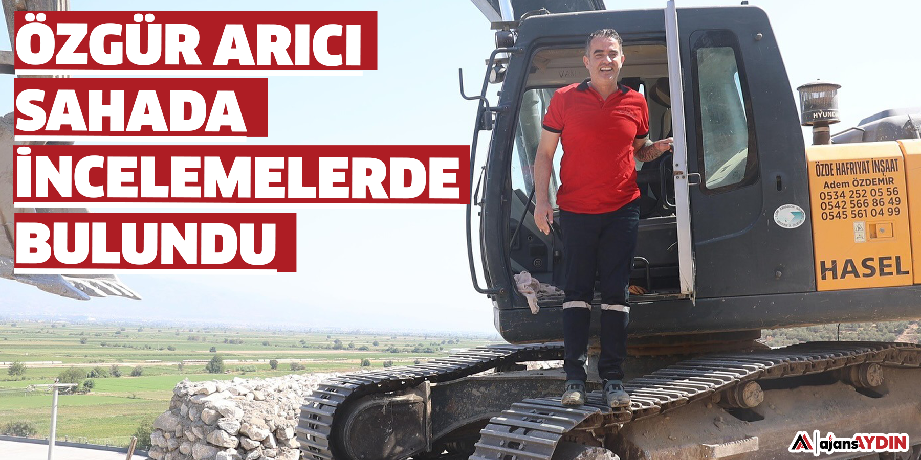 Başkan Arıcı Sahada Çalışmaları Yerinde İnceledi