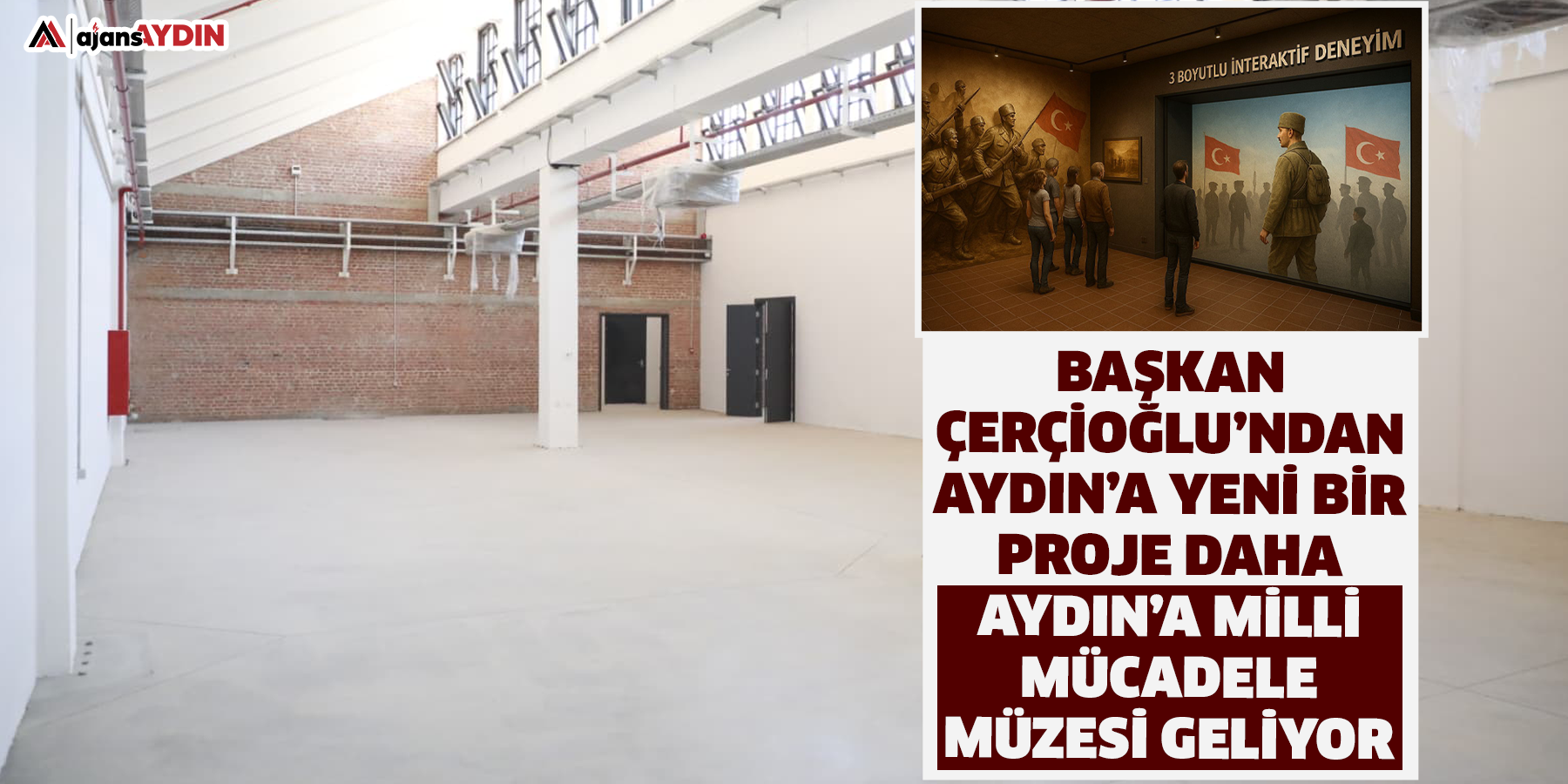 Başkan Çerçioğlu’ndan Aydın’a Yeni Bir Proje Daha  Aydın’a Milli Mücadele Müzesi Geliyor
