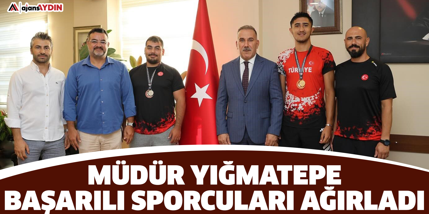 Müdür Yığmatepe, başarılı sporcuları ağırladı