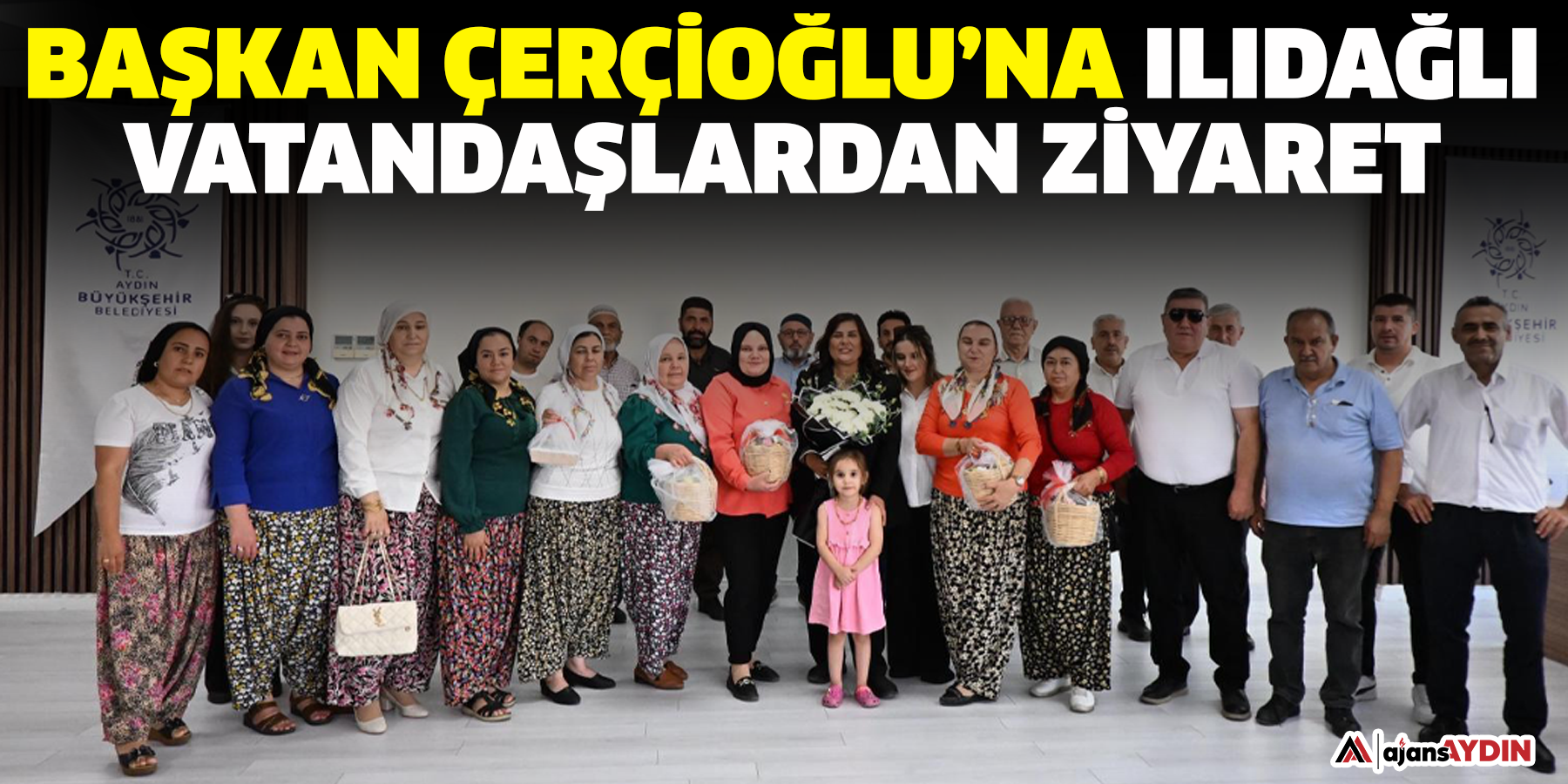 Başkan Çerçioğlu’na Ilıdağlı Vatandaşlardan Ziyaret