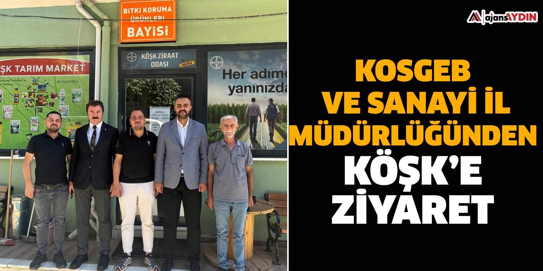 KOSGEB ve Sanayi İl Müdürlüğünden Köşk’e ziyaret