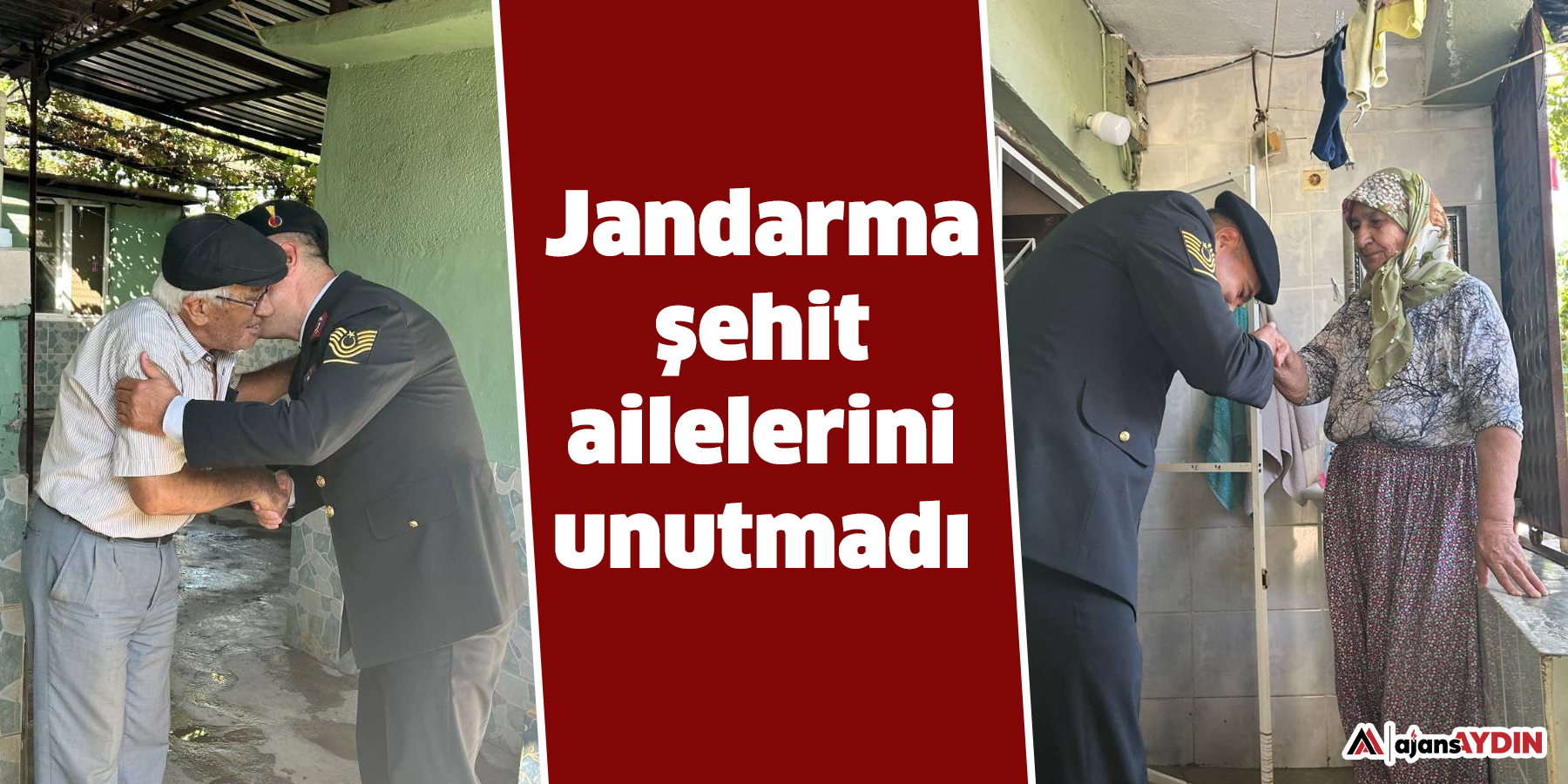 Jandarma şehit ailelerini unutmadı