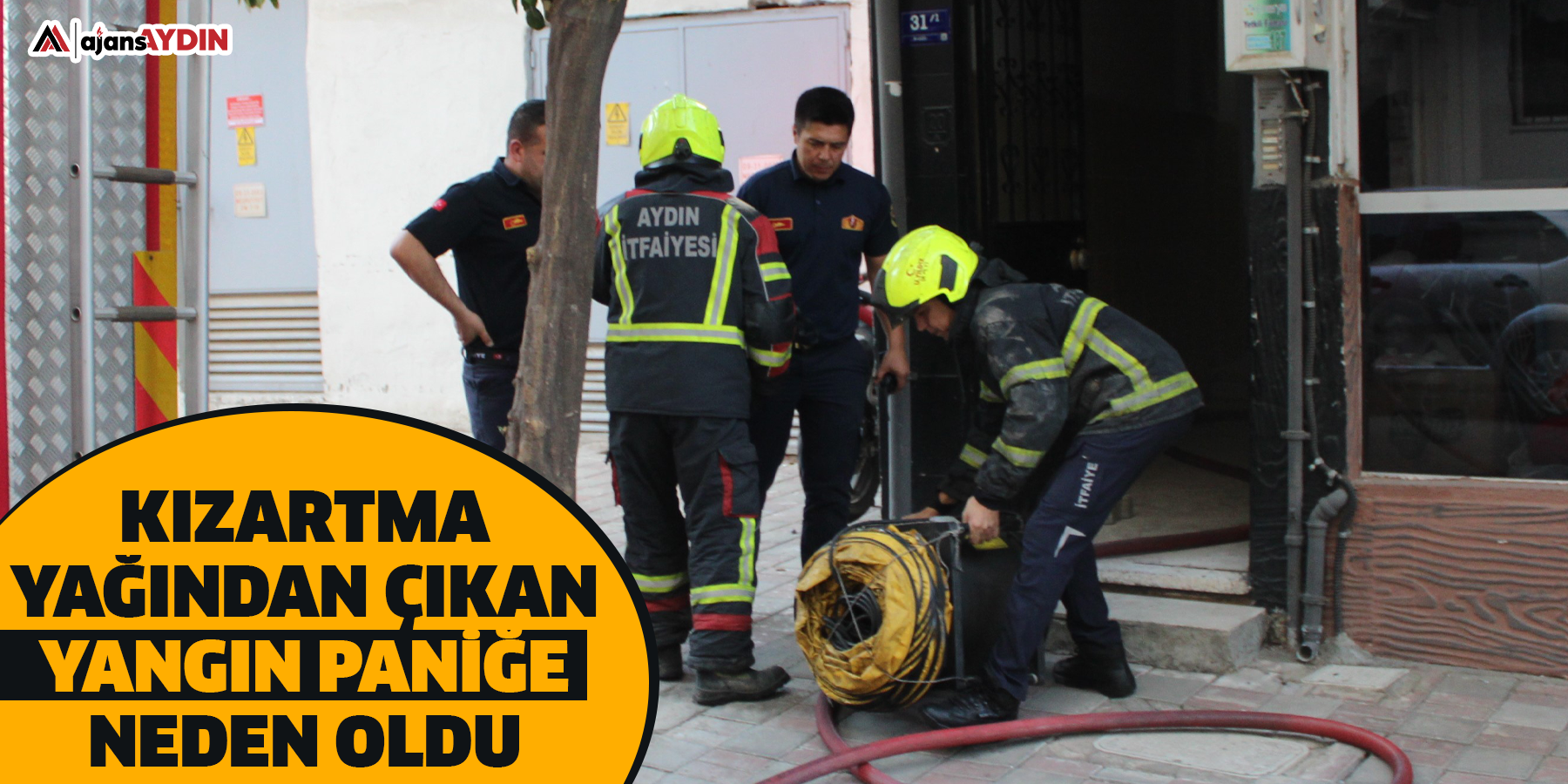 Kızartma yağından çıkan yangın paniğe neden oldu