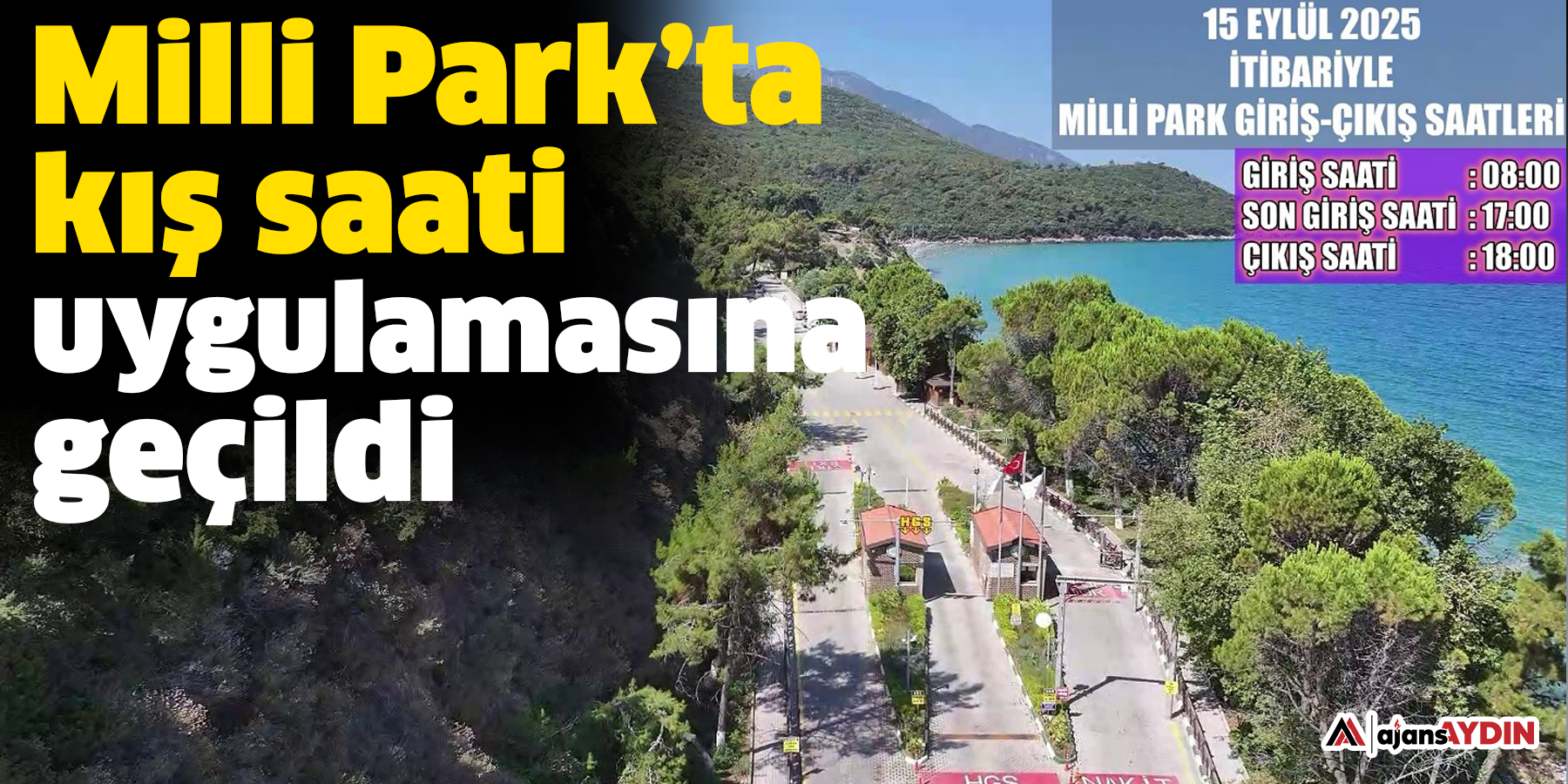 Milli Park’ta kış saati uygulamasına geçildi
