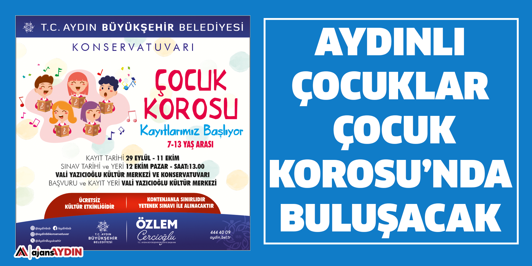 Aydınlı Çocuklar Çocuk Korosu’nda Buluşacak