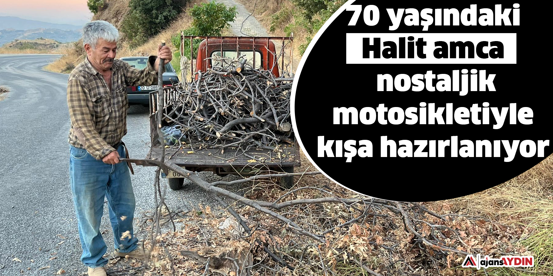 70 yaşındaki Halit amca, nostaljik motosikletiyle kışa hazırlanıyor